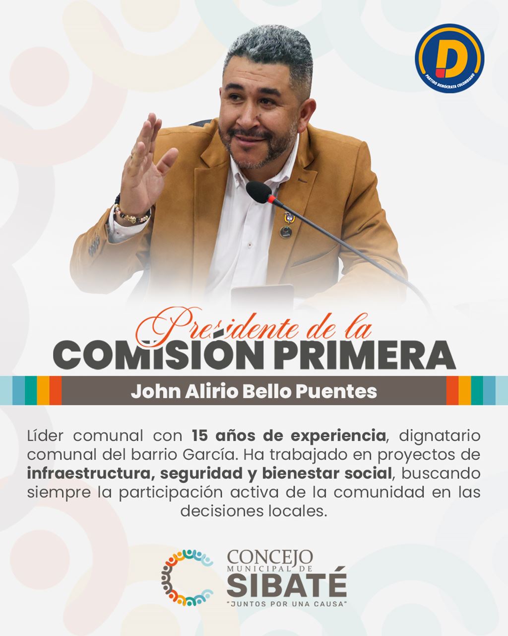 Retrato de John Alirio Bello Puentes